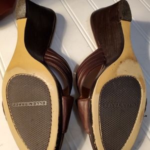 Ellen Tracy Shoes - Brown Leather Sandals Ellen Tracy Shoes - Brown Leather Sandals